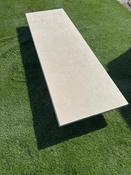 Ark Ivory Porcelain Bullnose Tiles - 1200x300x20mm image