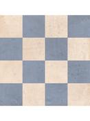 Barroco Chess Azul Tile - 225x225mm