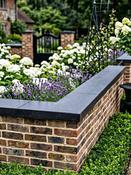 Basalt Black Corner Wall Coping - 600x350x30mm