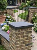 Basalt Black Pier Caps - 450x450x30mm