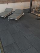 Bavaria Anthracite Virtue Vitrified Porcelain Paving Slabs - 1200x600 Pack