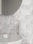 Boston Soft Grey Crackle Wall &amp; Floor Tile - 65x200mm