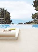 Florence Crema Outdoor Porcelain Paving Slabs - 900x600 Pack