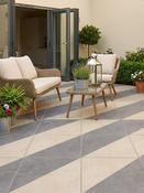 Eclipse Triangolo Decor Porcelain Slab - 600x600x20mm