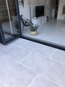 Eclipse Silver King Size Outdoor Porcelain Paving Slabs - 1200x600 Pack