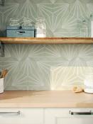 Mirage Verde Hexagon Wall &amp; Floor Tiles - 198x228mm image