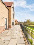 Fossil Mint Indian Sandstone Paving Slabs - Mix Size Patio Pack