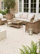 Galala Antique &amp; Tumbled Limestone Pavers - 200x50x40mm