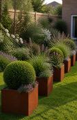 Corten Steel Planter - 400x400x400mm - Pre-Rusted image