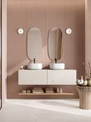 Ludo Nova Cipria Cotto Luxury Italian Fluted Wall Tile - 1200x600mm image