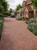 Mimica Red Sandstone Slim Sett Pavers - 200x50x40mm image