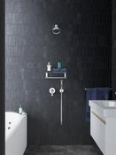 Boston Black Matt Porcelain Wall &amp; Floor Tile - 65x200mm