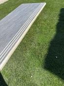 Quartz Anthracite Porcelain Bullnose Tiles - 900x450x20mm image