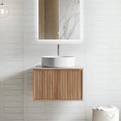 Rio Solid Wood Fluted Vanity - 400mm image