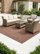 Ruston Tumbled Clay Pavers - 200x50x60mm