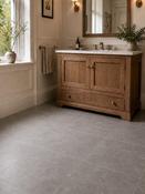 Savoy Grey Antique Checkerboard Limestone Tiles - 400x400x15mm image