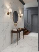 Statuario Polished Porcelain Tile - 600x600mm image