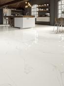 Statuario Marble Effect Indoor Wall &amp; Floor Tiles - 1200x600(mm) image