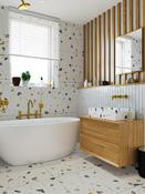 Terrazzo Pastle Porcelain Tile - 1200x600mm