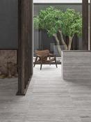 Travertino Gris Porcelain Wall &amp; Floor Tile - 900x450mm
