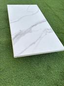 Carrara Marble Porcelain Bullnose for Coping and Edging - 900x450x20mm