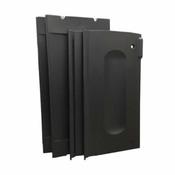 Exec Jan Cart Door Kit-Hi Cap Bla