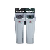 Slim Jim Recycling Station Bundle 2 Stream - General Waste/Mixed Recycling image