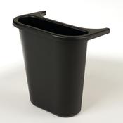 Side Bin Recycling 5 Qt Black Fits Wastebasket Large image