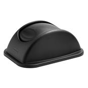 Wastebasket Lid Medium 28 Qt Black image