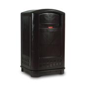 Plaza Litter Container Black image