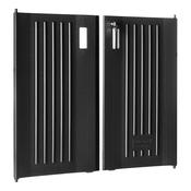 Executive locking Door Kit for Traditional Housekeeping Carts, Black