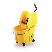 WaveBrake 35 QT Down-Press Bucket and Wringer, Yellow image