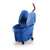 WaveBrake 35 QT Down-Press Bucket and Wringer, Blue image