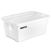 Brute 53 L Storage Tote With Lid, White image