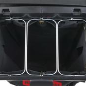 Executive Triple Waste Wire Bag Holders for Housekeeping and High-Capacity Cleaning Carts image