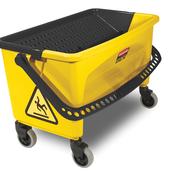 Hygen Microfibre Charging Bucket, Press Wringer, Yellow image