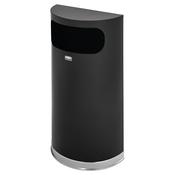 Half Round 34 l Black With Chrome Trim image