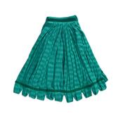 20 OZ Microfibre Tube Wet Mop, 1 IN Headband, Green image