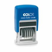Colop S126 Number stamp, 25mm x 3.5mm image