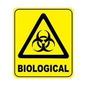 "Biological" Hazard Sign - Aluminium image