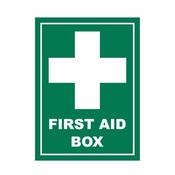 "First Aid Box" Sign - Aluminium image