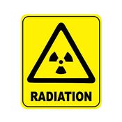 "Radiation" Hazard Sign - Aluminium image