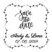 Save the Date stamp