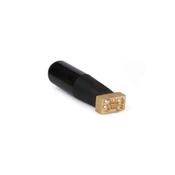 Brass Stamp 30mm x 16mm - Emboss soft materials image