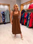 Soaked Brown Ribbed Dress image