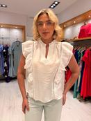Co'Couture White Frill Top image