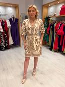 K Design Print Shirt Dress