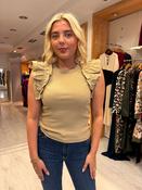 Karen By Simonsen Chinchilla Frill Top