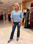 Kaffe Blue Soft-touch knit