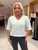 Kaffe White Soft-touch knit